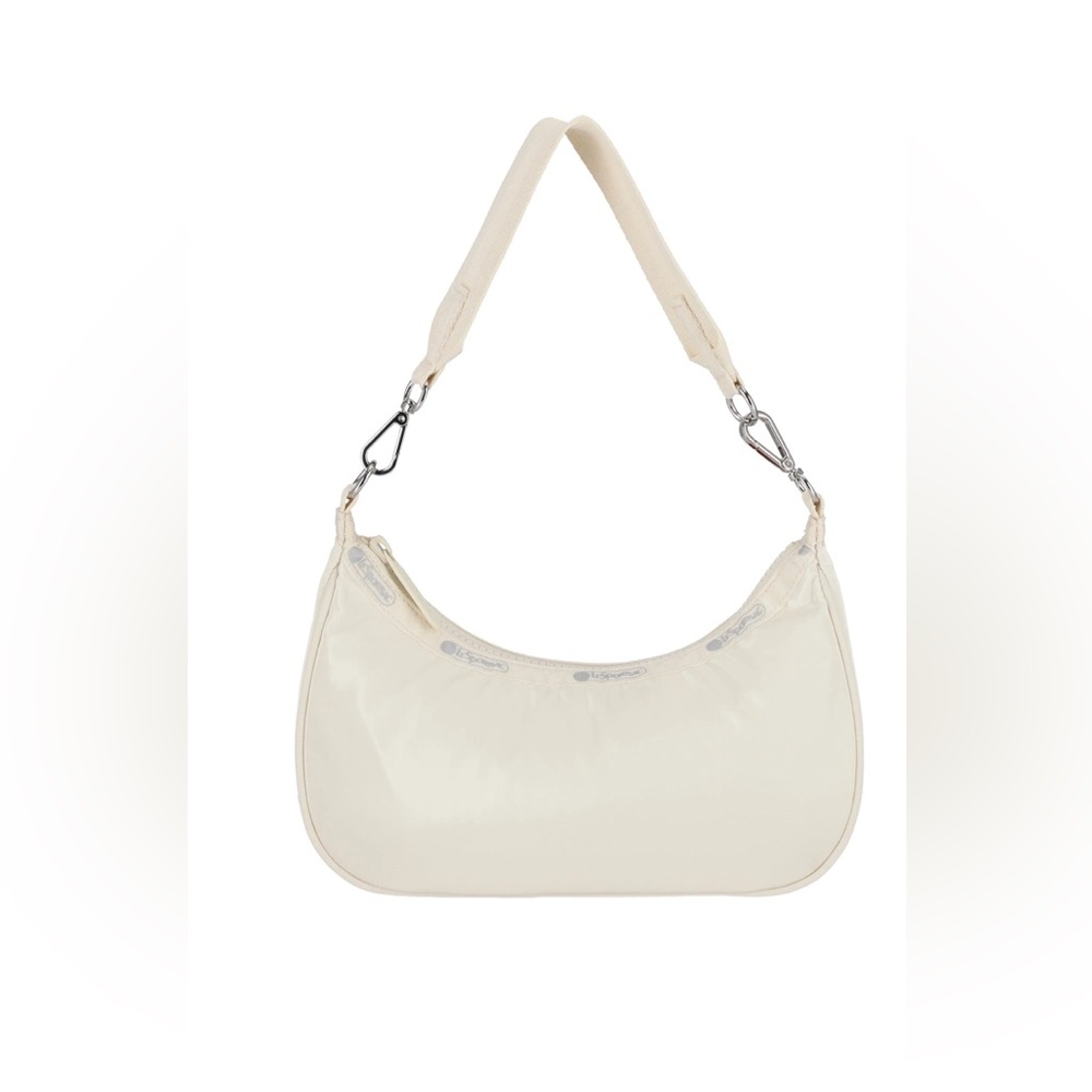 Lesportsac cream mini hobo purse with changeable straps